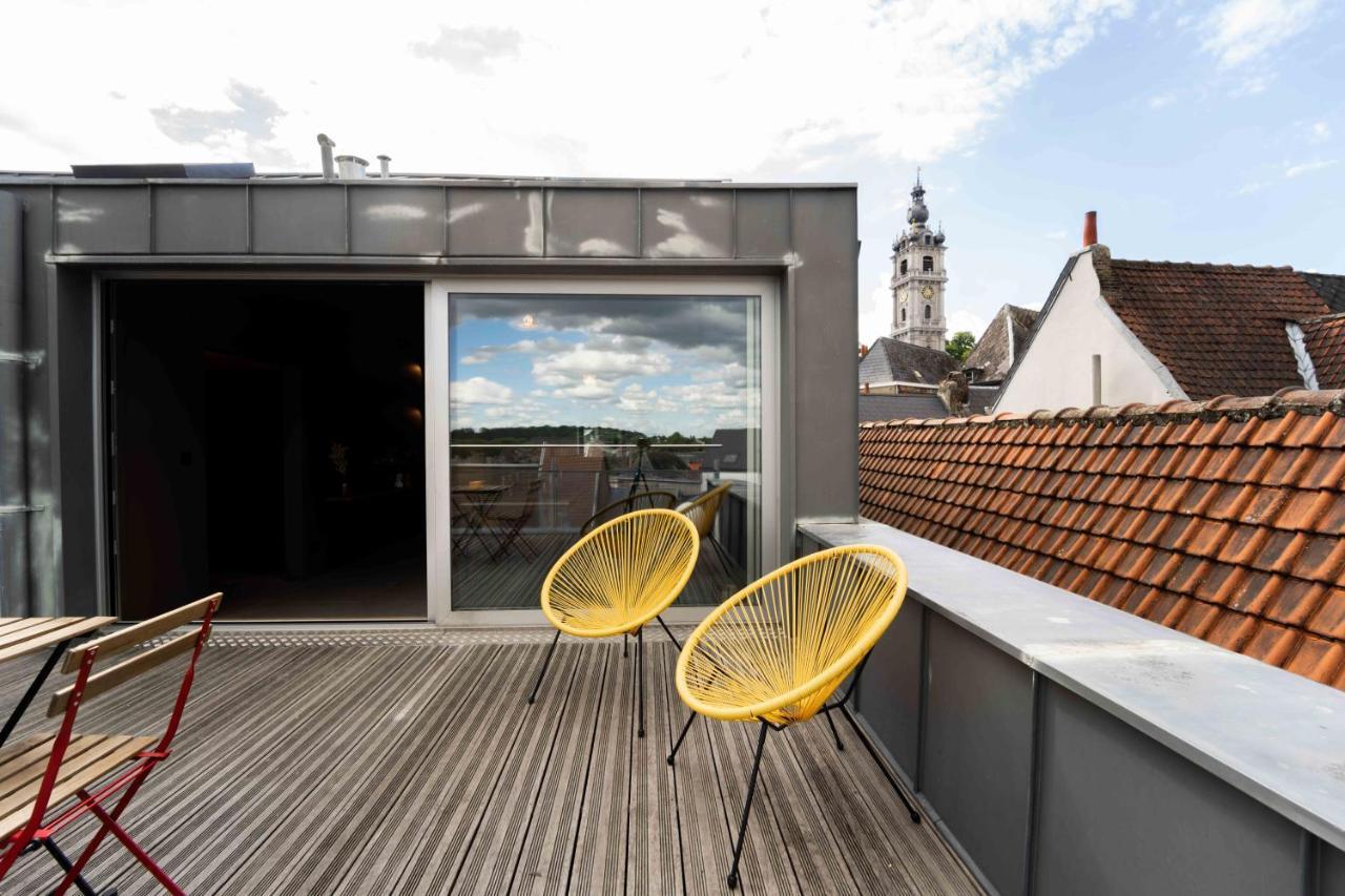 Luxury Penthouse & Terrace - Mons City Center エクステリア 写真