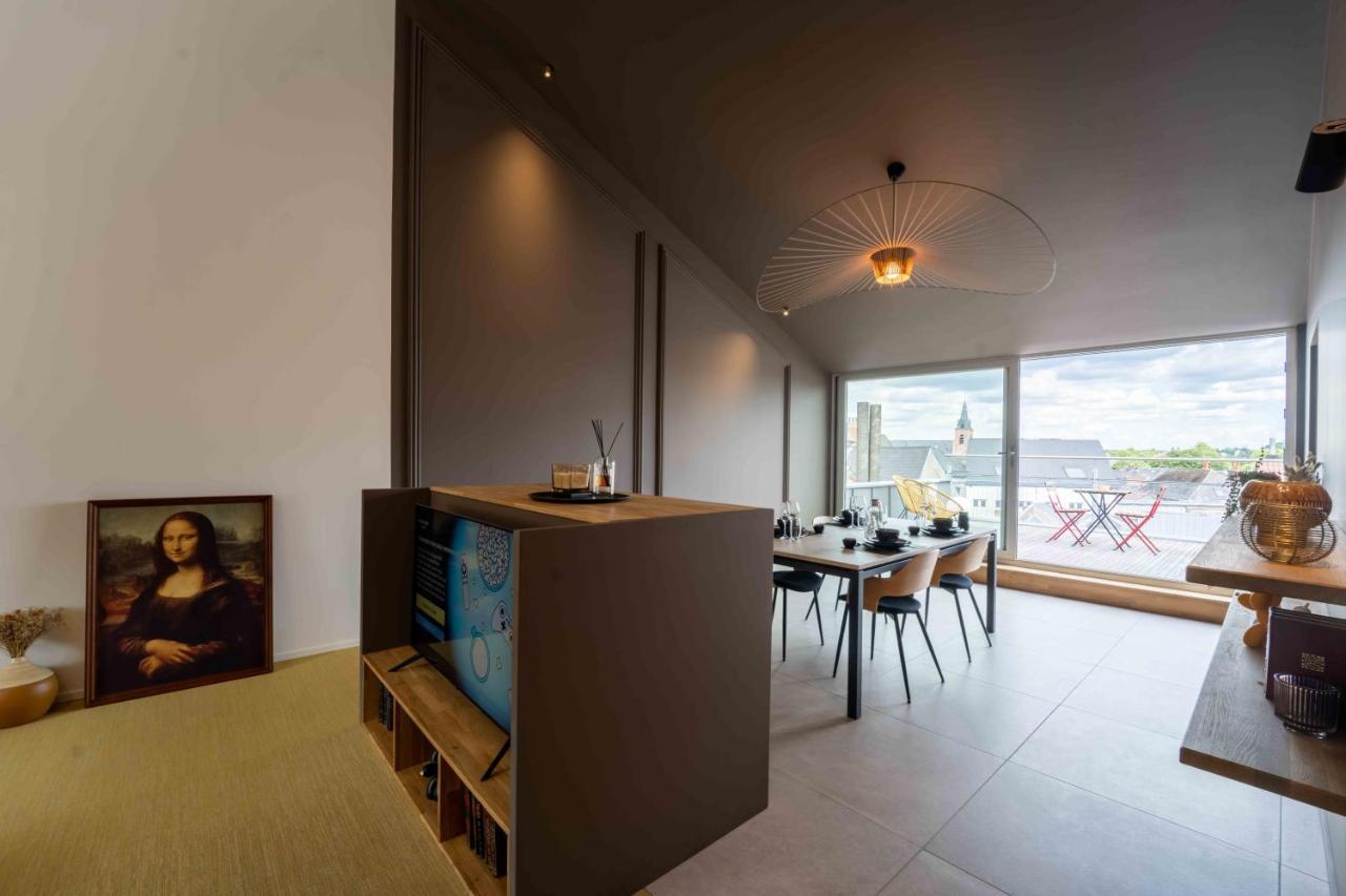 Luxury Penthouse & Terrace - Mons City Center エクステリア 写真